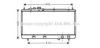 AVA QUALITY COOLING MZ2176 Radiator, engine cooling